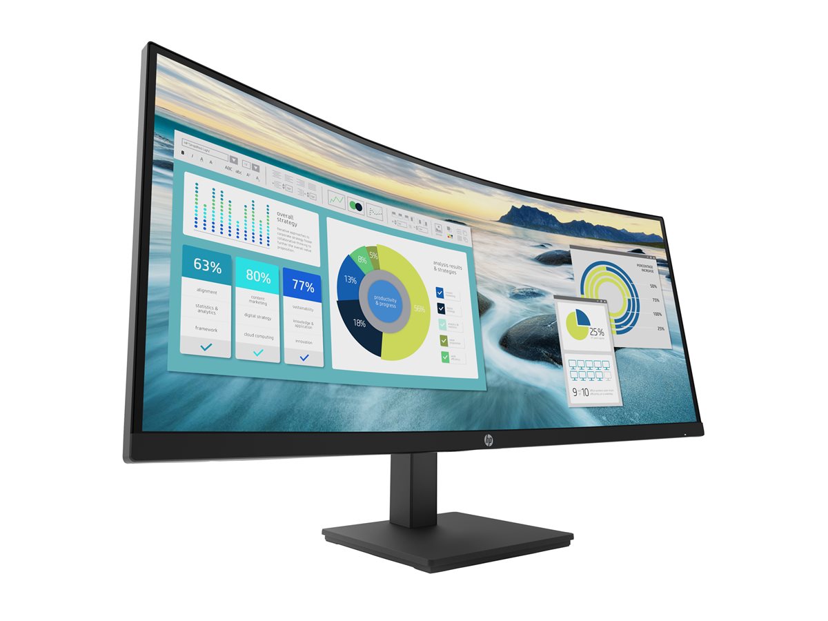 HP P34hc G4 86,36cm 34Zoll WQHD USB-C Curved 1xHDMI 1xDP 4xUSB 3.1