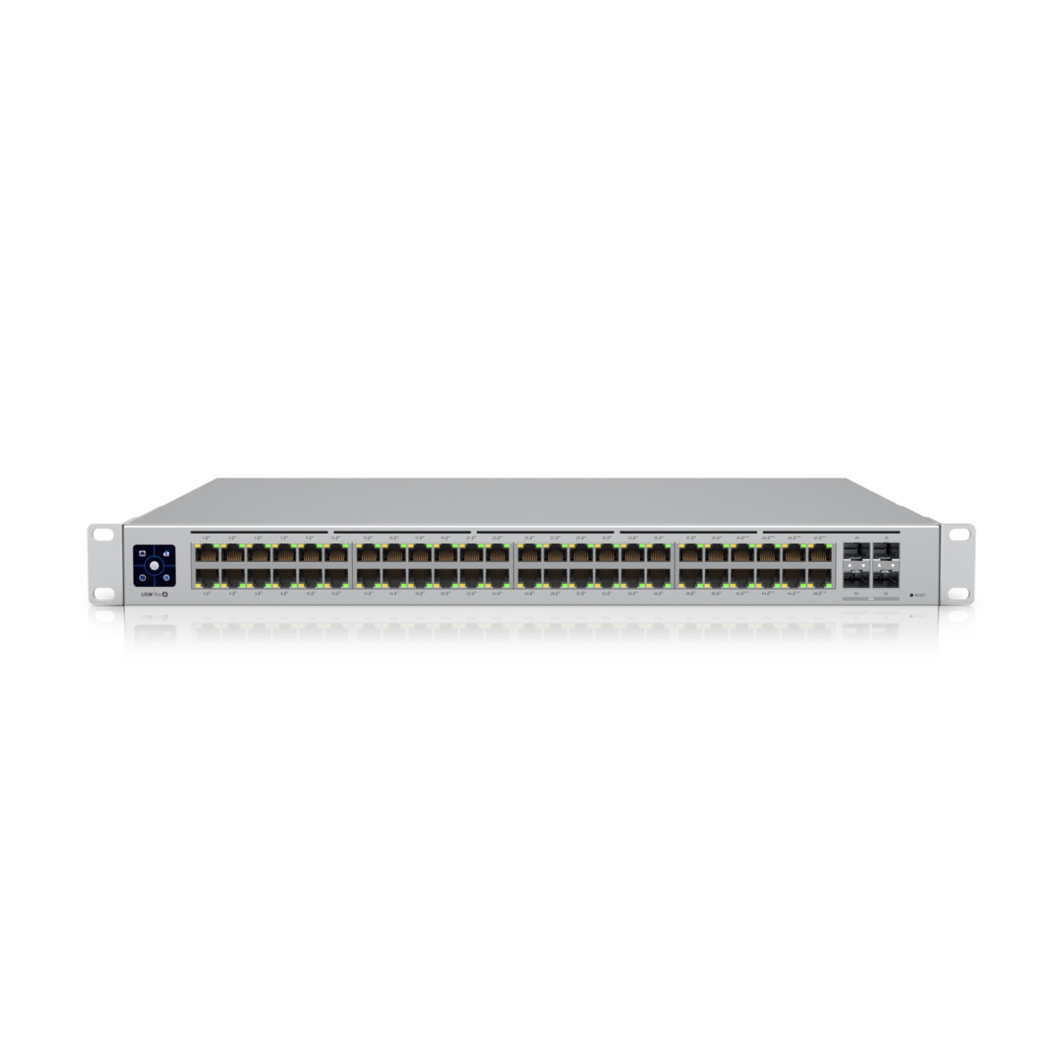 Ubiquiti Switch full managed Layer3 52 Port - 48x GbE - PoE Budget 600W - 8xPoE bt - 40xPoE at - 4x SFP+ - 19" - UniFi - USW-Pro-48-POE