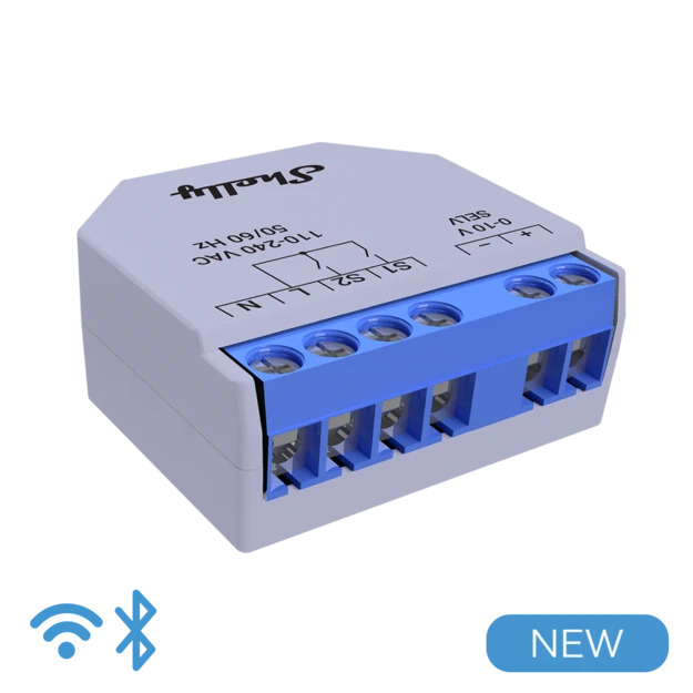 Shelly · Unterputz · \"Plus Dimmer 0-10V\"