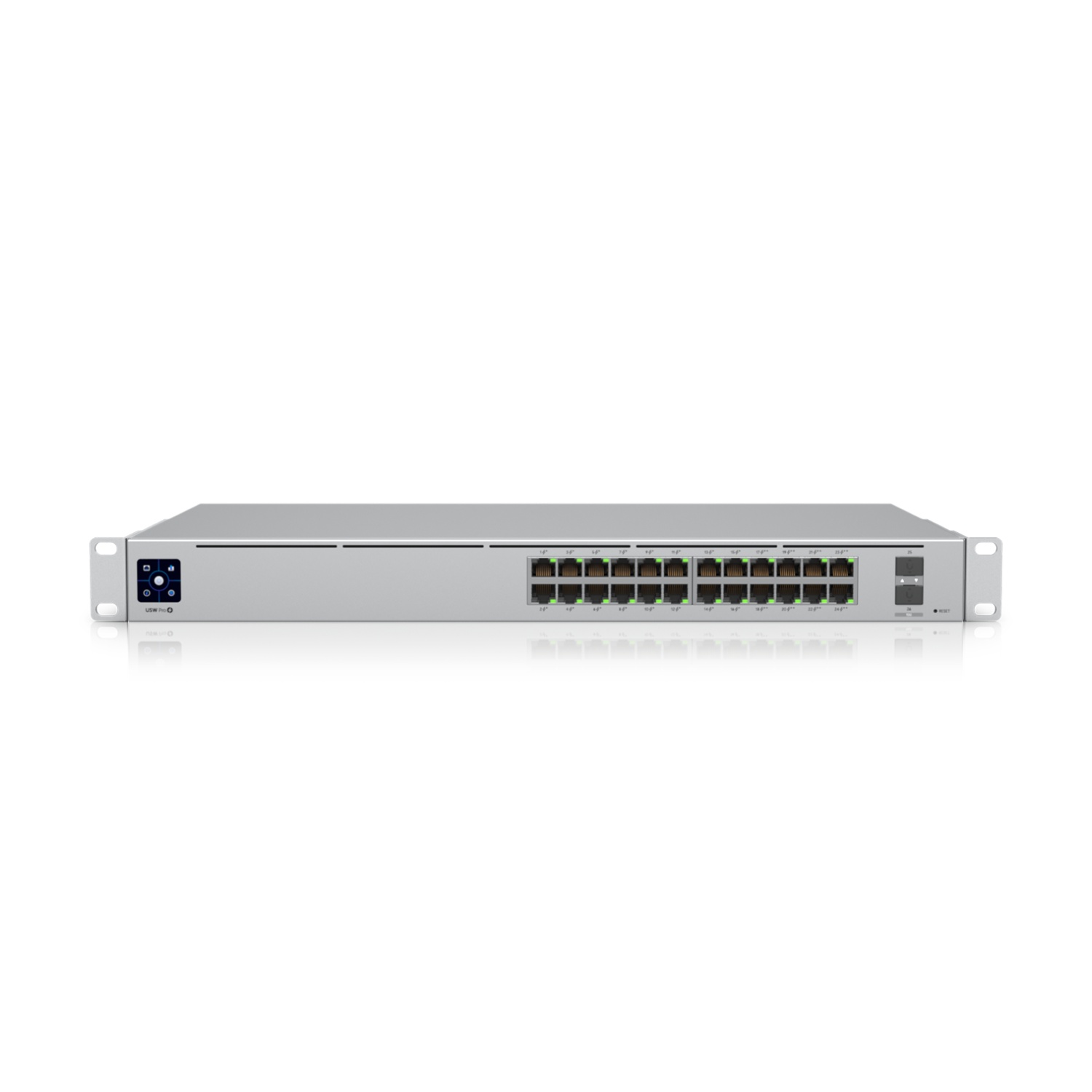 Ubiquiti Switch full managed Layer3 26 Port - 24x GbE - PoE Budget 400W - 8x PoE bt - 16x PoE at - 2x SFP+ - 19" - UniFi - USW-Pro-24-POE