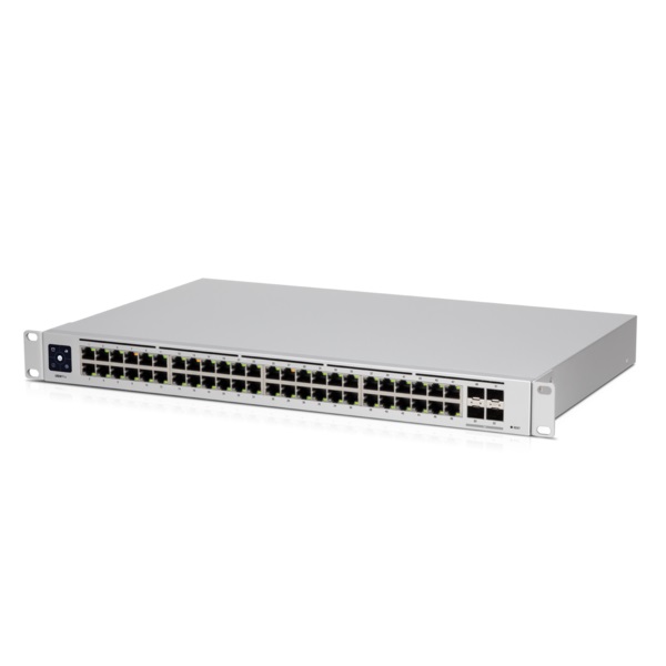 Ubiquiti Switch full managed Layer3 52 Port - 48x GbE - 4x SFP+ - 19" - Lüfterlos - UniFi - USW-Pro-48